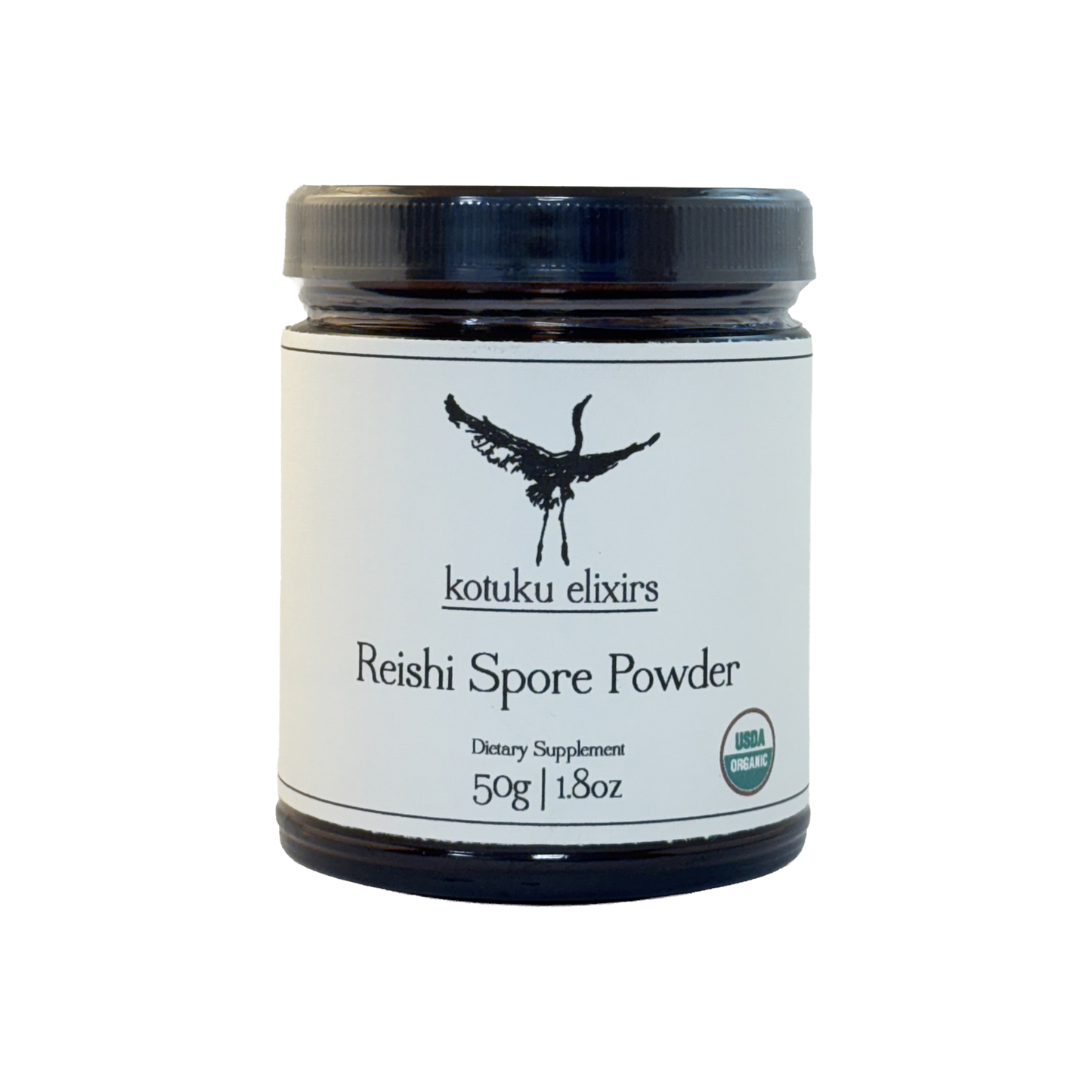 Reishi Spore Powder Cracked Cell Wall USDA Organic - 50 grams