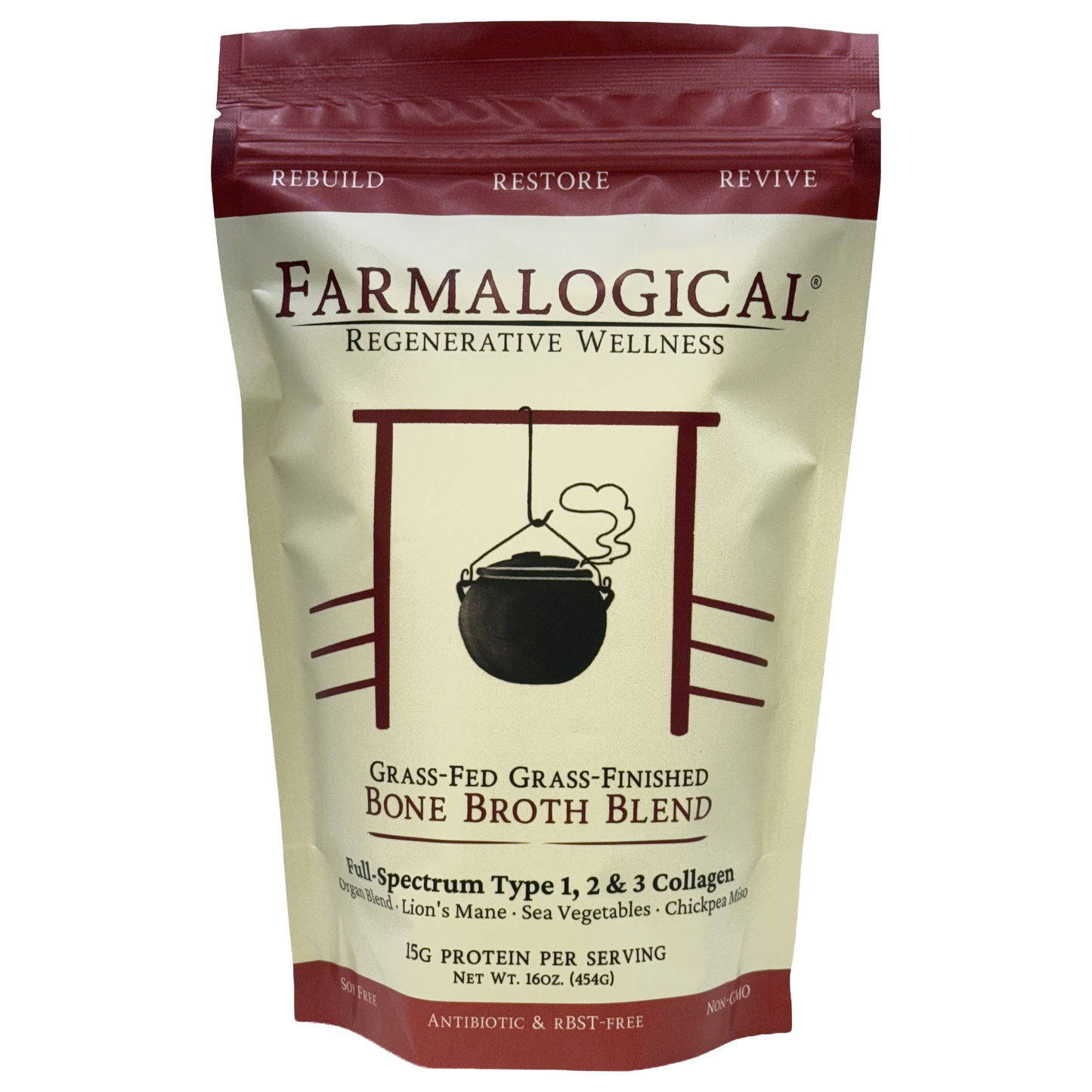 Farmalogical® Regenerative Bone Broth - Protein Drink Mix