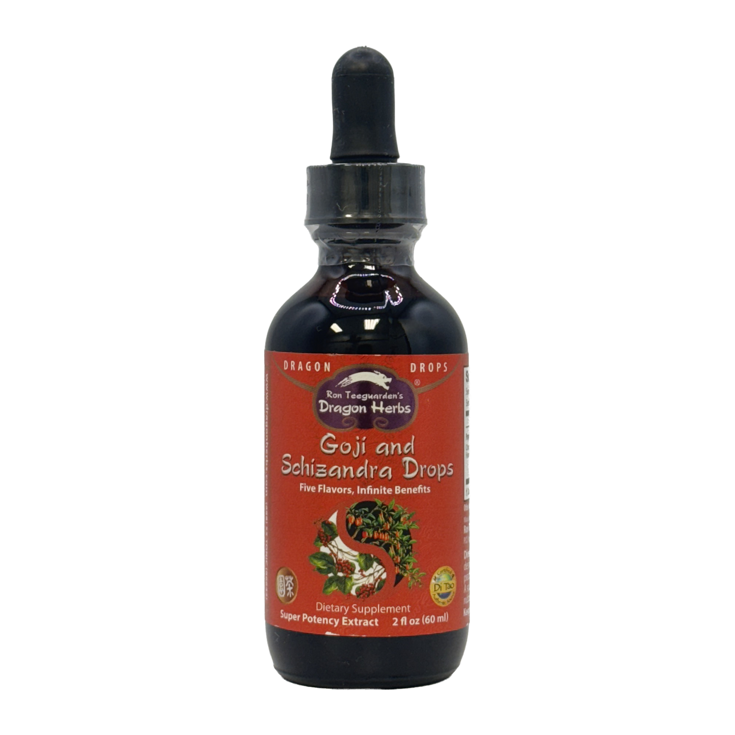 Goji & Schizandra Drops- Dragon Herbs 2oz