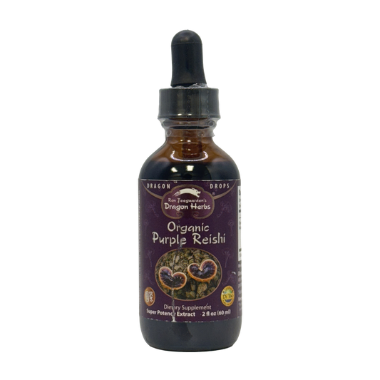 Wild Purple Reishi Drops- Dragon Herbs 2oz
