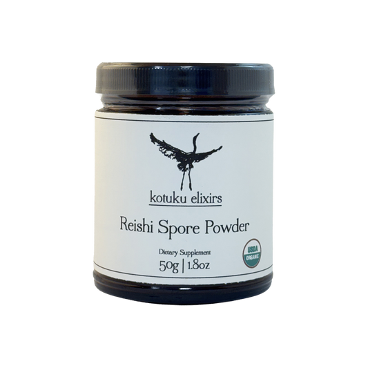 Reishi Spore Powder Cracked Cell Wall USDA Organic - 50 grams